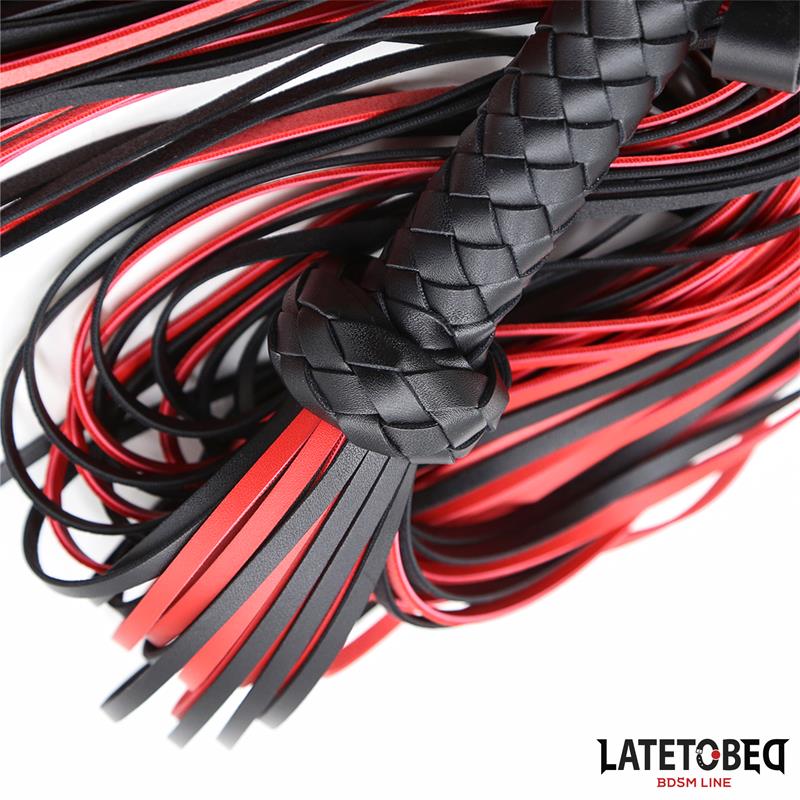 Flogger 65cm Negro y Rojo - Imagen 3
