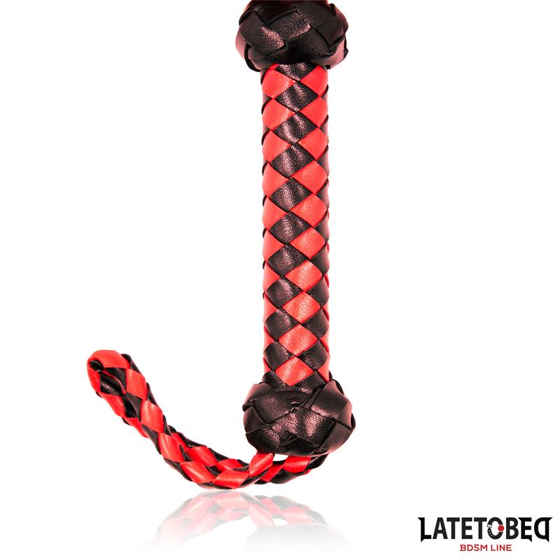 Flogger Rojo y Negro  50cm - Imagen 3