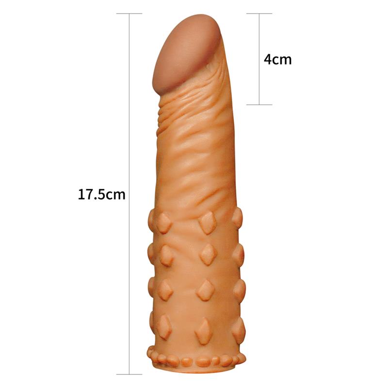 Funda para el Pene Add 2 Pleasure X Tender Marrón - Imagen 5