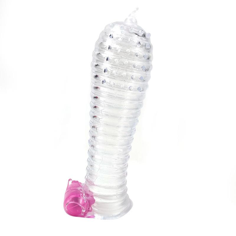Funda para el Pene con Vibración Transparente - Imagen 2