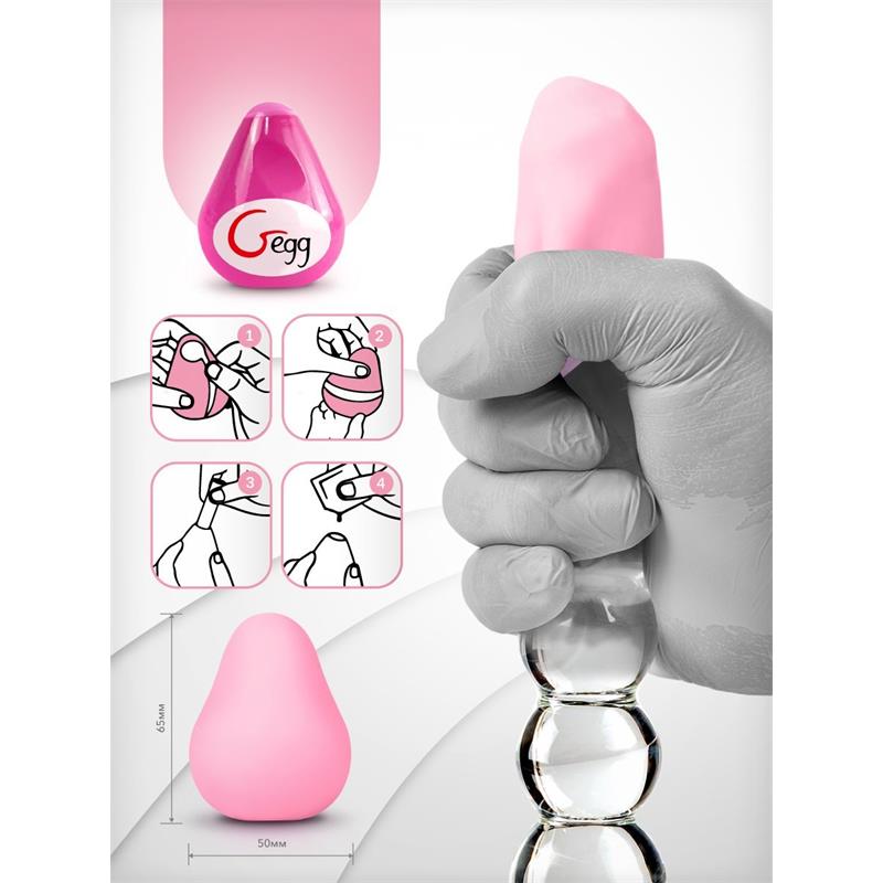 GEgg Huevo Masturbador Rosa - Imagen 4