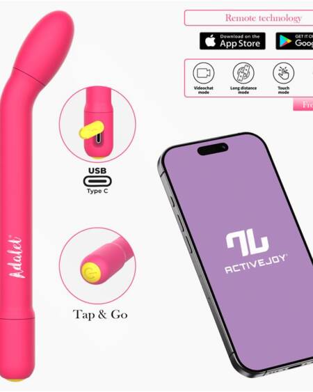 Gently Estimulador Punto G con APP Rosa