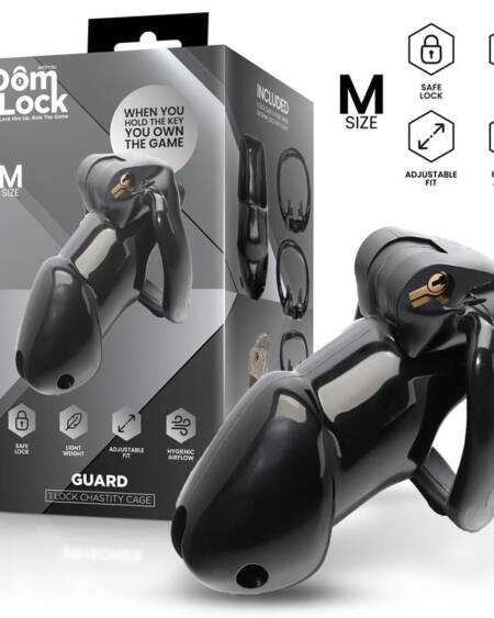 Guard Jaula para el Pene con Candado Interno Talla M