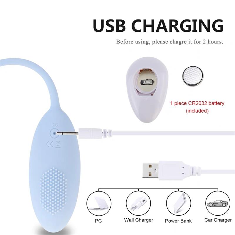 Huevo Vibrador con Control Remoto Azul - Imagen 4