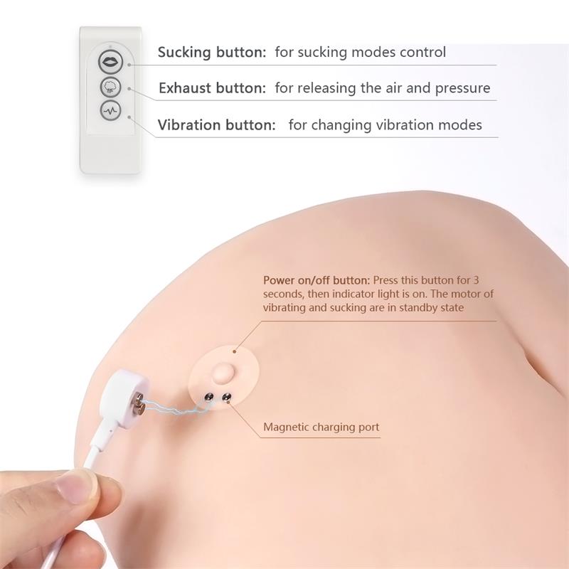 Ingrid Torso con Vibración y Efecto Succion 15.3 kg - Imagen 10