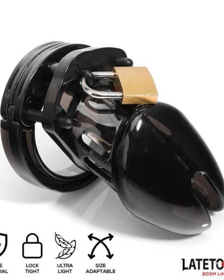 Jaula de Pene de Castidad Short Negro