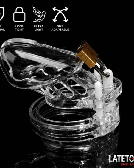 Jaula de Pene de Castidad Short Transparente
