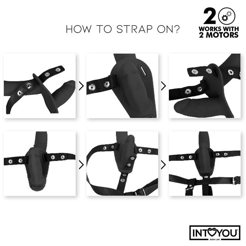 Jordan Arnés Dildo Doble con Vibración y Control Remoto - Imagen 5