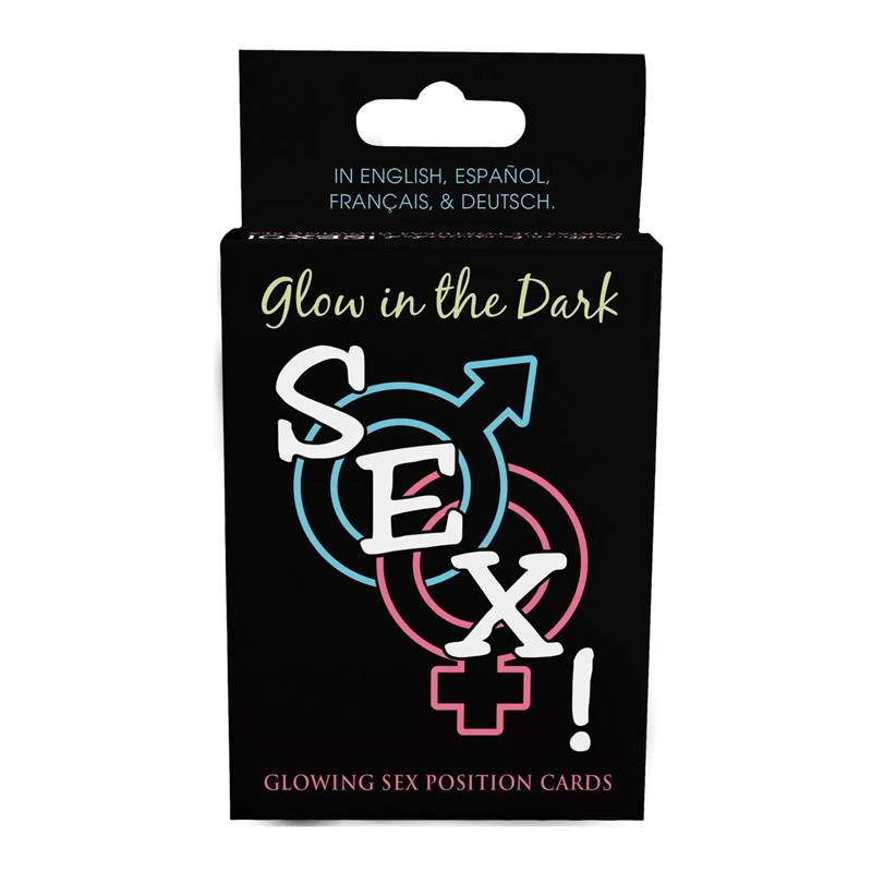 Juego de Cartas Glow in the Dark Sex! Cards Brillan en la Oscuridad - Imagen 2