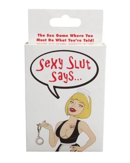 Juego de Cartas Sexy Slut Says...
