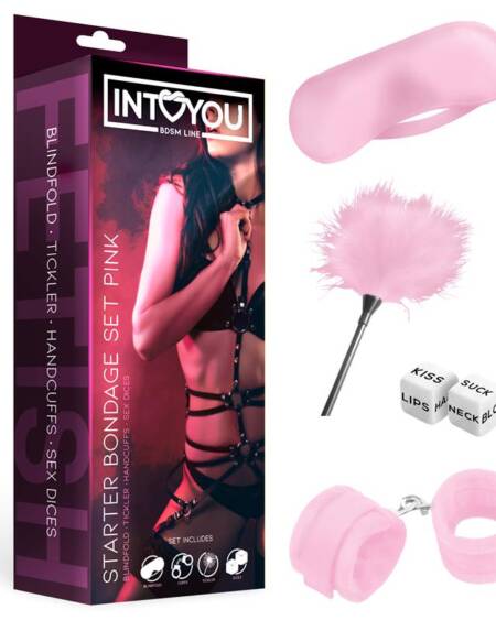 Kit de Bondage para Principiantes Starters 4 Piezas Rosa