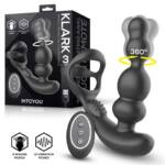 Klark Plug Anal Oscilante con Vibración y Mando a Distancia