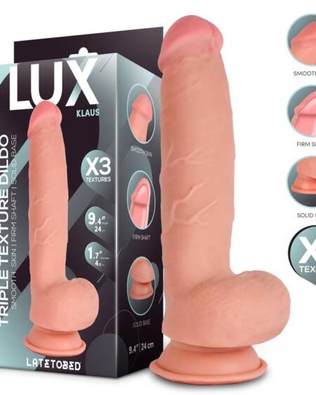 Klaus Dildo Triple Densidad con Testículos 9.4