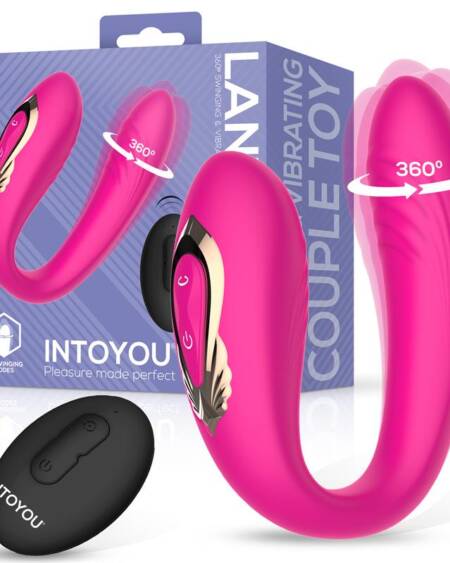 Lanty Vibrador para Parejas con Oscilación 360º y Control Remoto