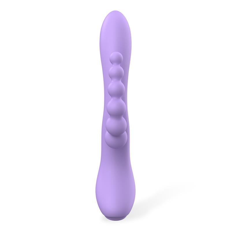 Lindsay Vibrador con Cadena Anal Silicona Líquida Unibody Flexible 2 Motores - Imagen 5