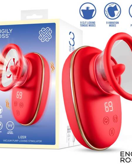 Lizer Estimulador con Lengua Oscilante, Bomba de Vacío y Vibración