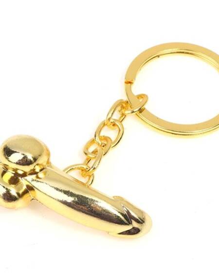 Llavero de Pene Dorado
