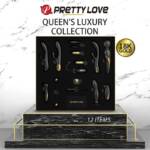 Luxury Set Queens 12 Juguetes Negro y Oro 18k