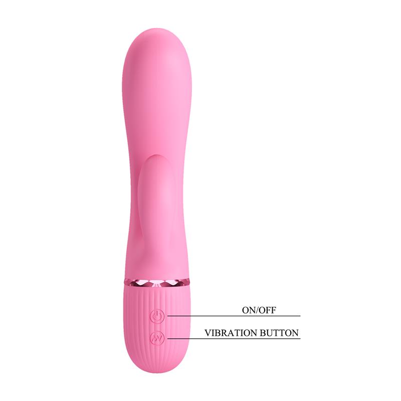 Marski Vibrador con Rabbit Punto G Rosa - Imagen 7