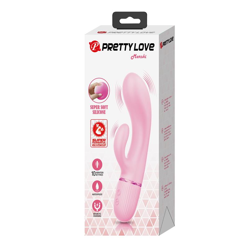 Marski Vibrador con Rabbit Punto G Rosa - Imagen 10