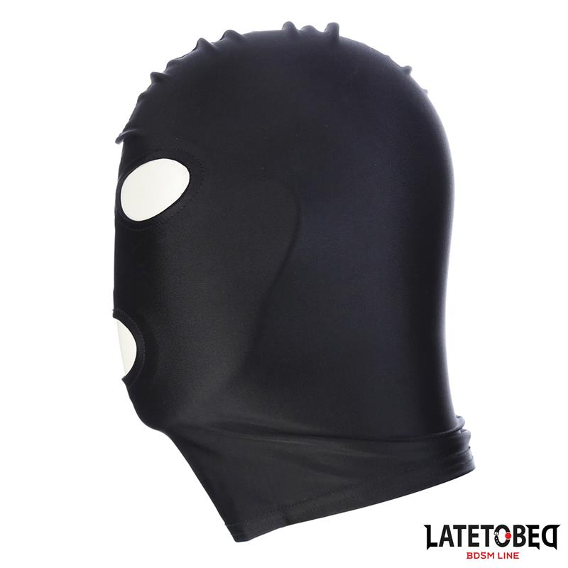 Máscara con Apertura Ojos y Boca Negra - Imagen 3