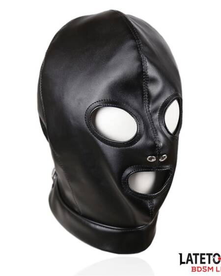 Máscara de Sumisión con Correas Traseras Ajustable