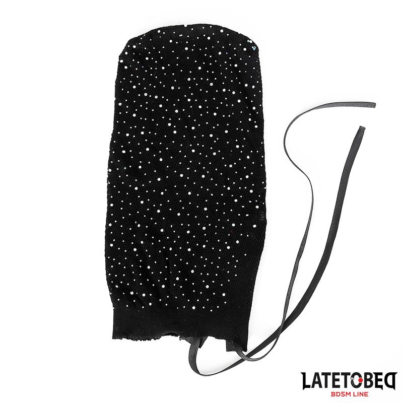 Máscara Rejilla con Brillantes y Lazo Ajustable - Imagen 3