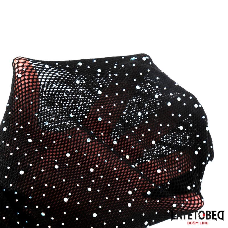 Máscara Rejilla con Brillantes y Lazo Ajustable - Imagen 4