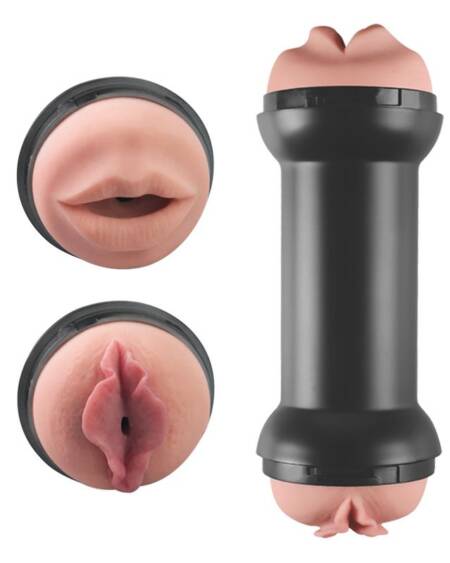 Masturbador Doble Training Master Vagina y Boca