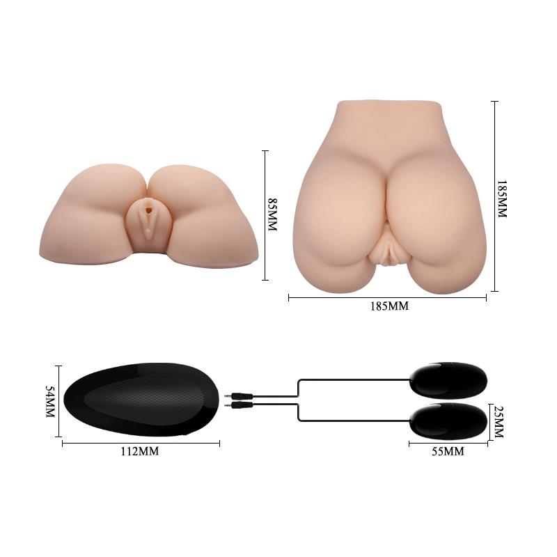 Masturbador Vagina And Ass Doble Huevo - Imagen 8