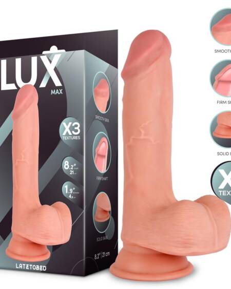 Max Dildo Triple Densidad con Testículos 8.2