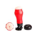 Men's stroker,  removable soft tpr sleeve, 12 func