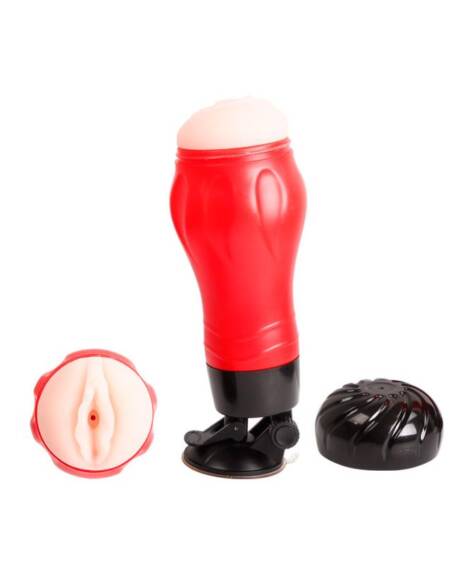 Men's stroker,  removable soft tpr sleeve, 12 func