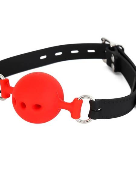 Mordaza Bola Silicona Transpirable M - 4.5 cm