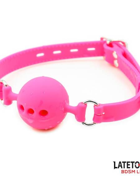 Mordaza Bola Silicona Transpirable S - 4 cm