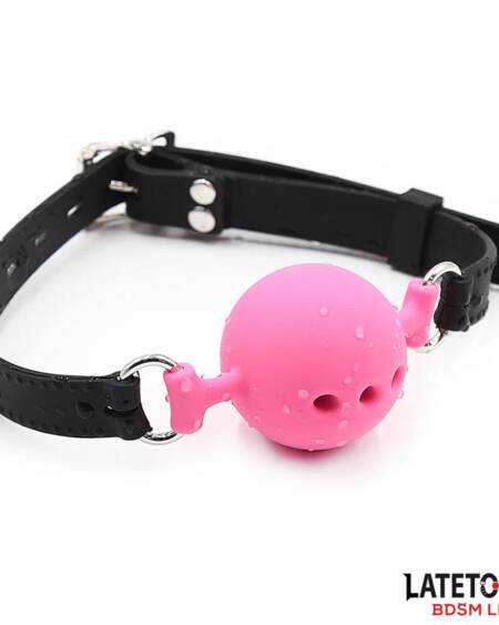 Mordaza Bola Silicona Transpirable S - 4 cm