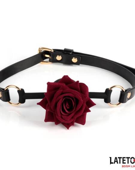 Mordaza Transpirable con Rosa