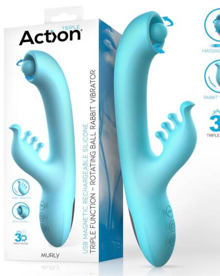 Murly Soft Massaging Ball 360º con Vibración Doble - 3 Motores