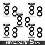 Pack de 5 Anillo para el Pene y Testículos Silicona Líquida 25 mm