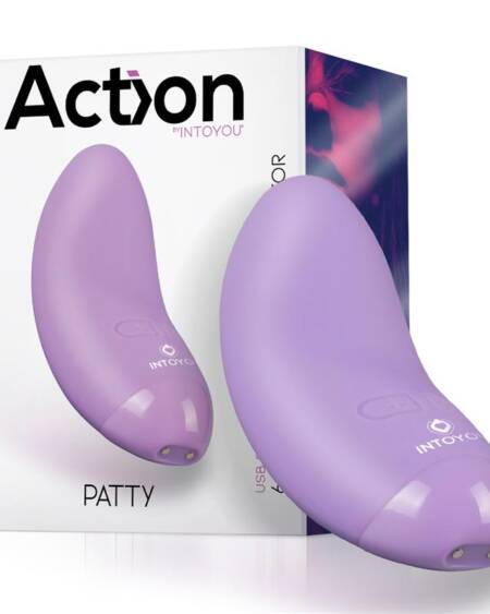 Patty Mini Masajeador Silicona USB Púrpura