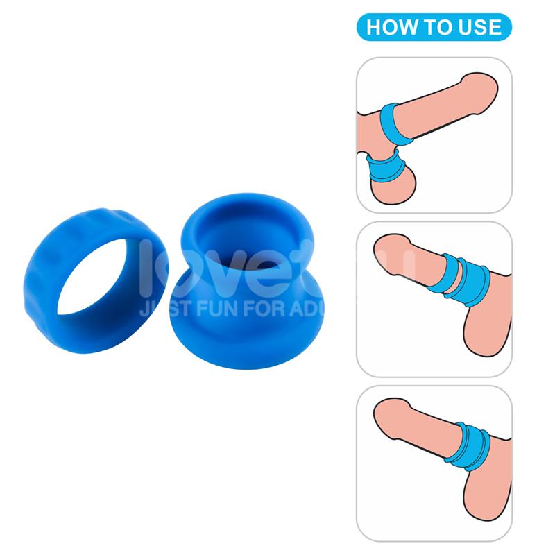 Pinnacle Pro Twin Flex Stretcher Anillo Doble para el Pene - Imagen 9