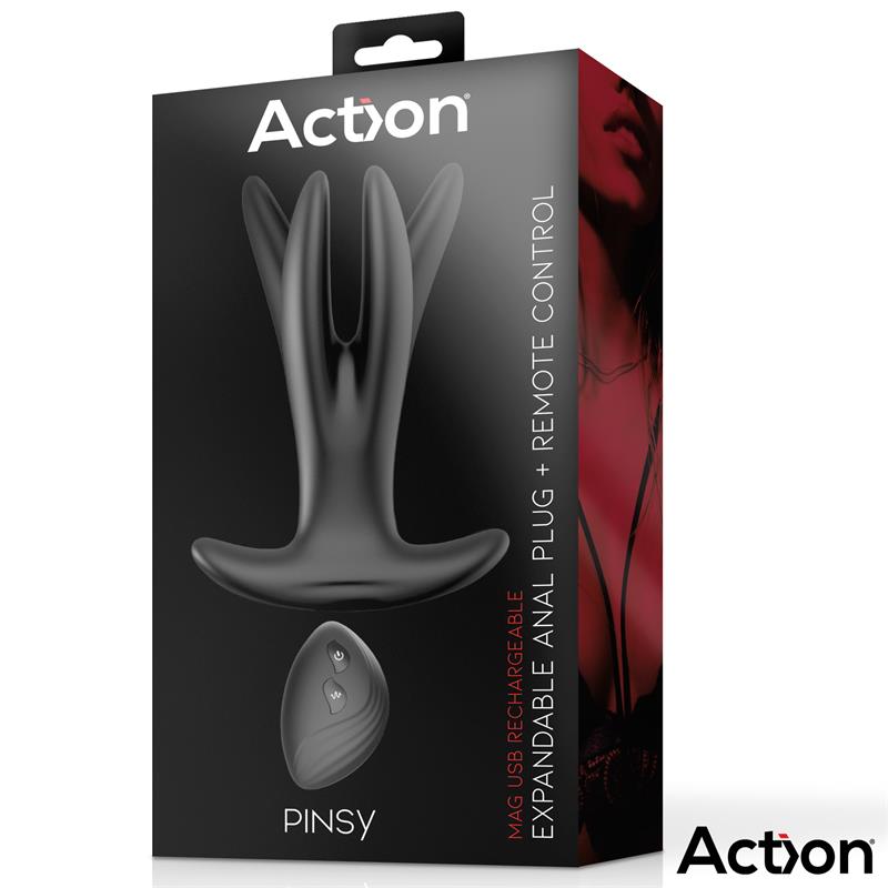 Pinsy Plug Anal Expandible con Control Remoto - Imagen 13