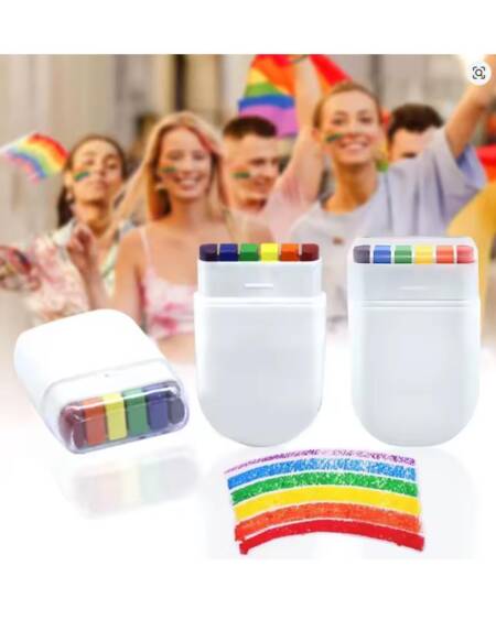 Pintacaras de Crayones LGBT