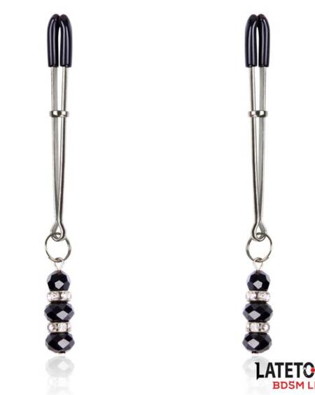 Pinzas para Pezones con Borlas de Cristal