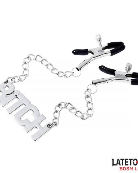 Pinzas para Pezones con Cadena - Bitch