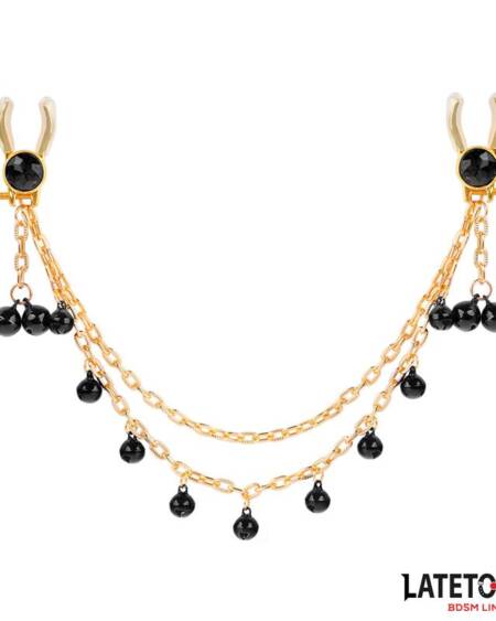 Pinzas para Pezones con Cadena y Cascabeles