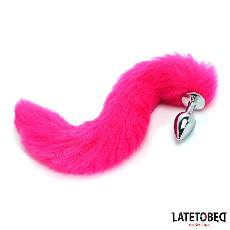Plug Anal con Cola Hot Pink 40 cm - Imagen 6