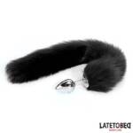 Plug Anal con Cola Negro 40 cm