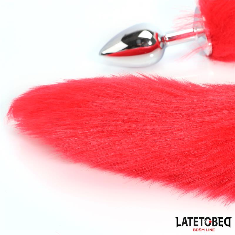 Plug Anal con Cola Rojo 40 cm - Imagen 9