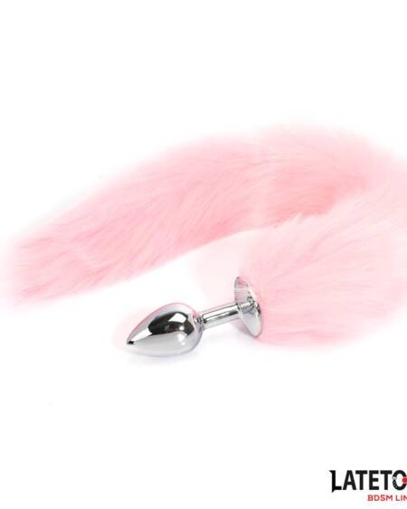 Plug Anal con Cola Rosa 40 cm